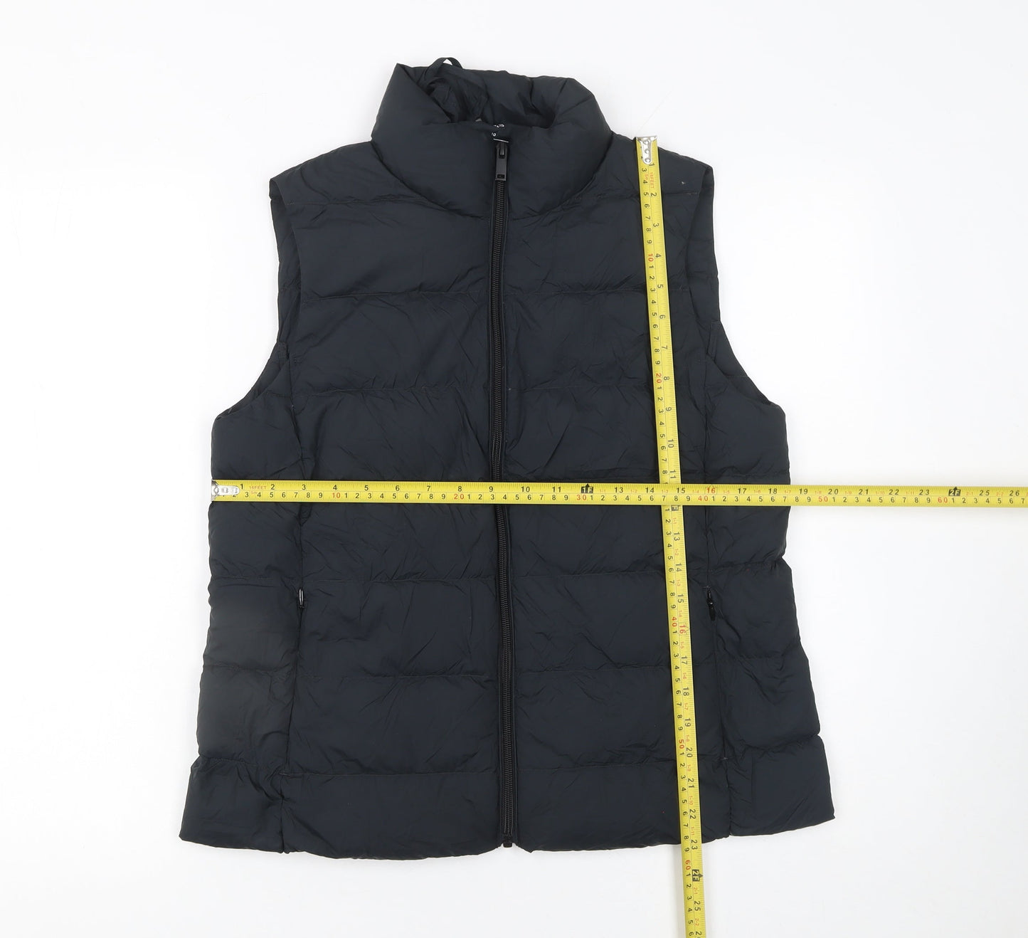 Womens UK Size 10 Marks and Spencer Black Puffer Jacket