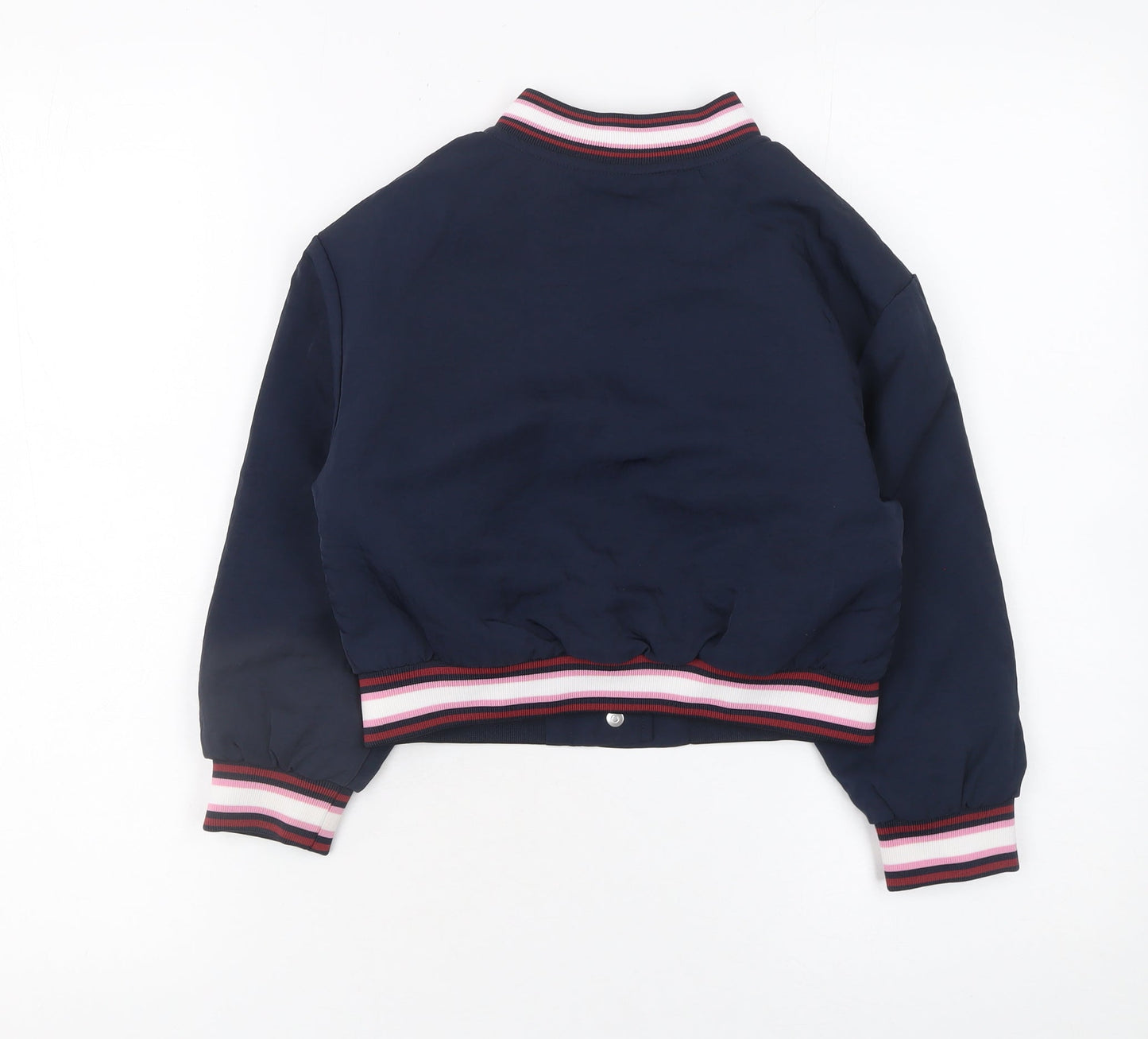 Girls UK Size 6-7 Years Marks and Spencer Blue Varsity Jacket
