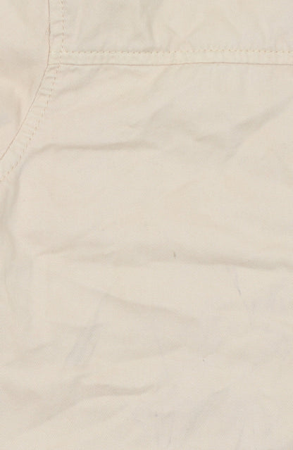 Womens UK Size 6 Topshop Beige Anorak Coat