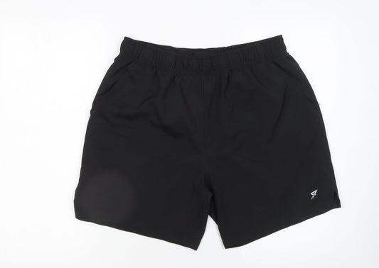 Mens UK Size L Workout Regular Fit Athletic Shorts