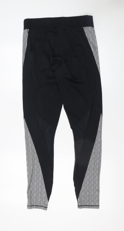 Womens UK Size L IVY PARK Slim Fit Leggings Black Leggings