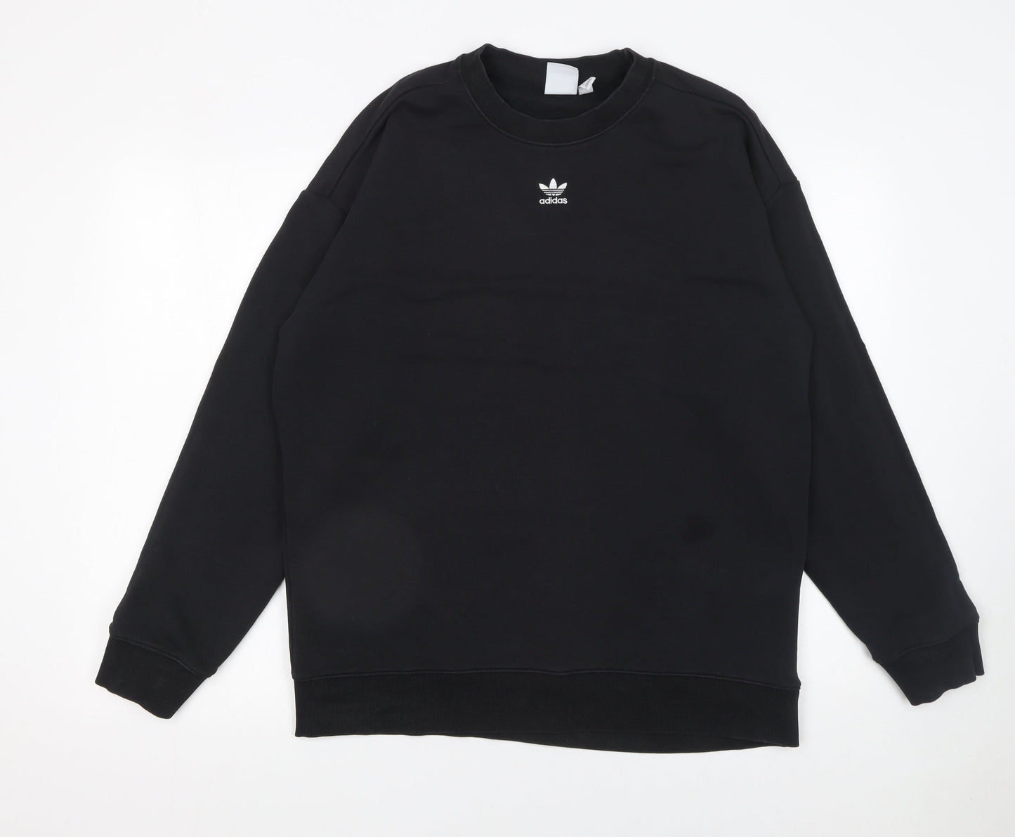 Womens UK Size 14 adidas Black Pullover Sweatshirt
