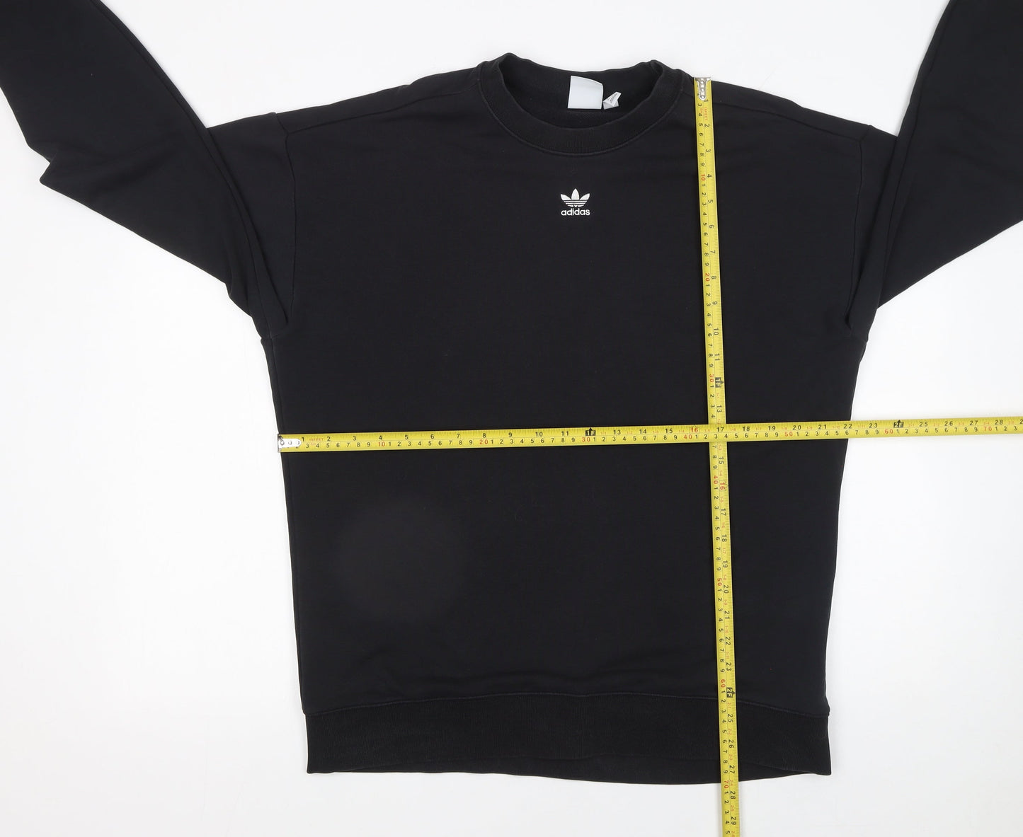 Womens UK Size 14 adidas Black Pullover Sweatshirt