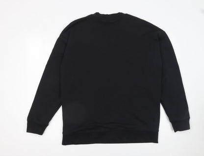 Womens UK Size 14 adidas Black Pullover Sweatshirt