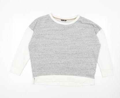 Womens UK Size 10 F&F Grey Pullover Sweatshirt