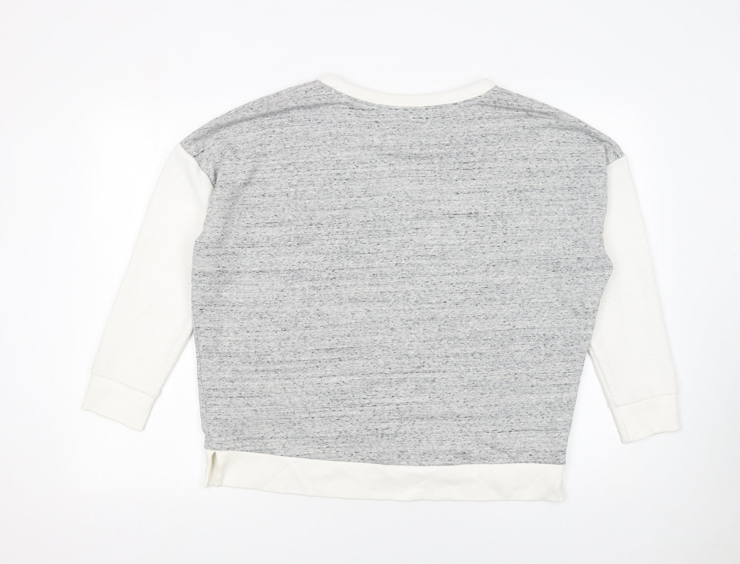 Womens UK Size 10 F&F Grey Pullover Sweatshirt
