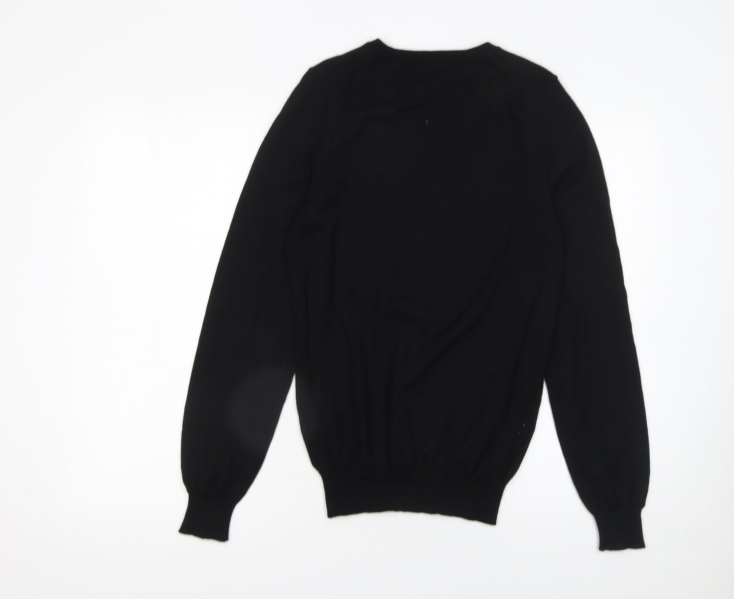 Mens UK Size S Bruuns Bazaar Black Pullover Jumper