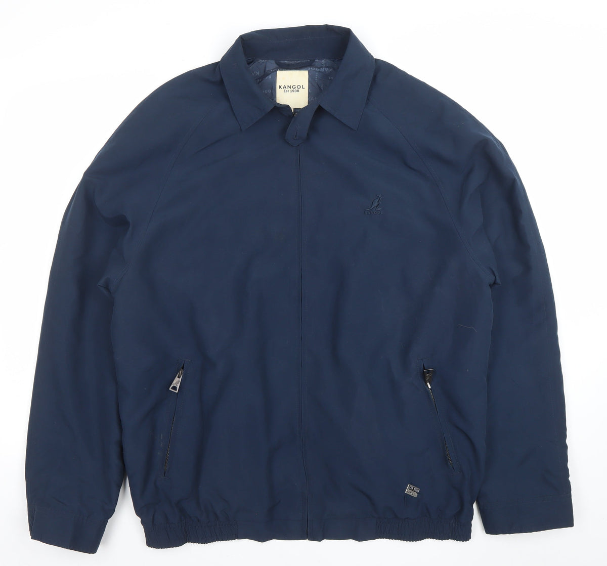 Mens UK Size L Kangol Blue Bomber Jacket