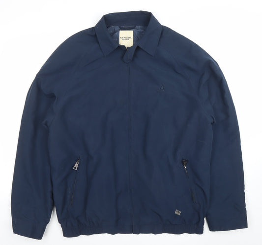 Mens UK Size L Kangol Blue Bomber Jacket