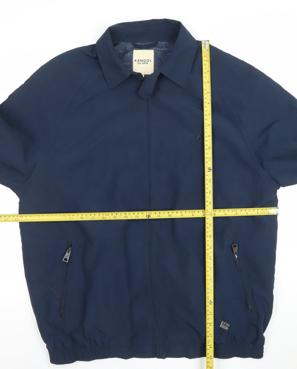 Mens UK Size L Kangol Blue Bomber Jacket