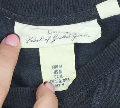Womens UK Size 12 H&M Black Pullover Sweatshirt
