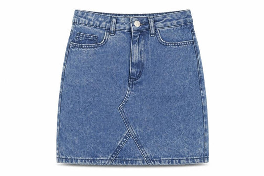 Womens UK Size 6 New Look Straight & Pencil Denim Skirt