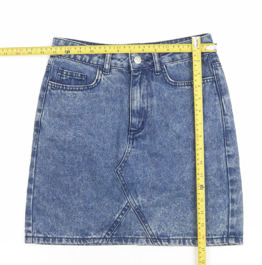 Womens UK Size 6 New Look Straight & Pencil Denim Skirt