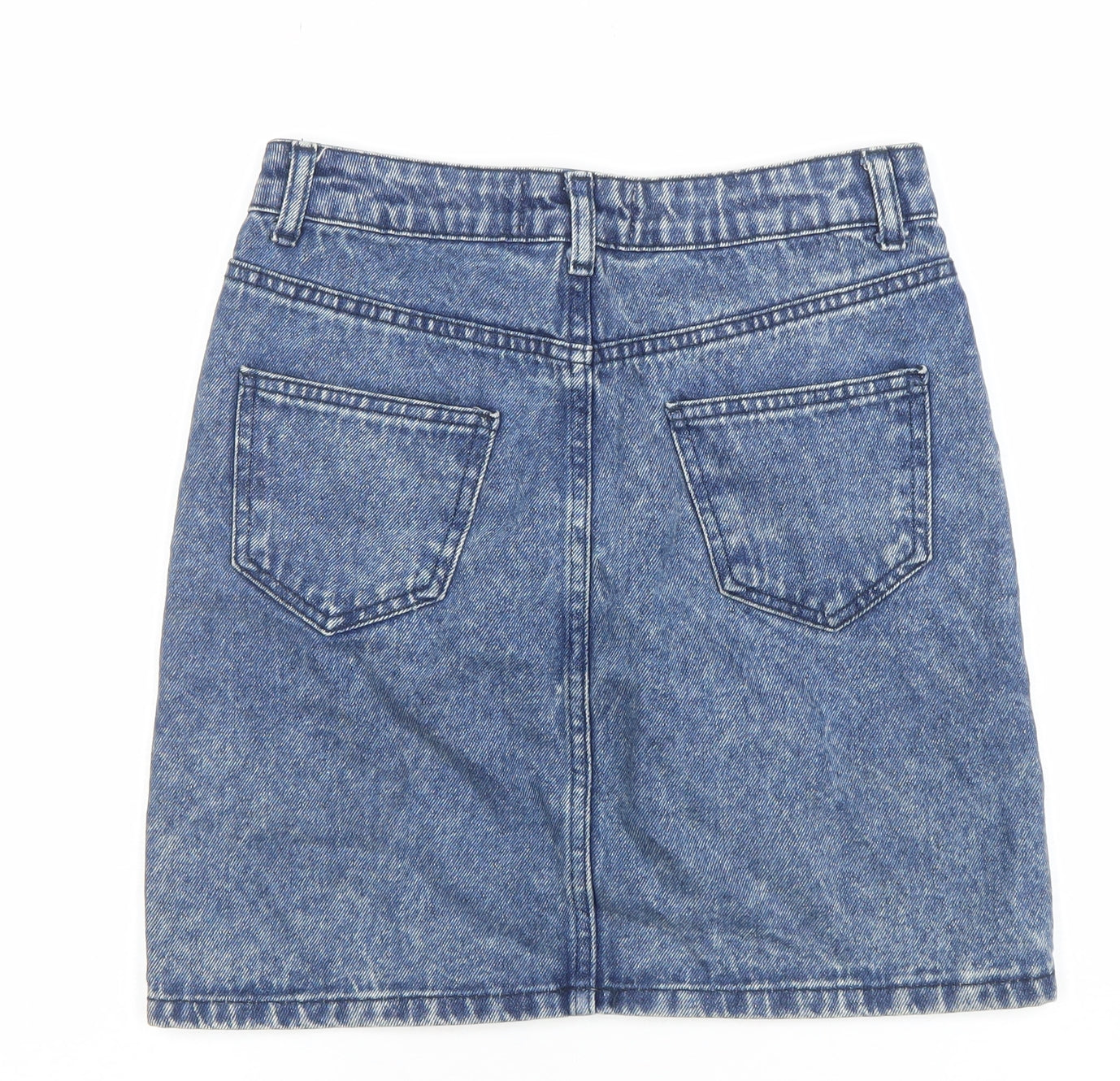 Womens UK Size 6 New Look Straight & Pencil Denim Skirt