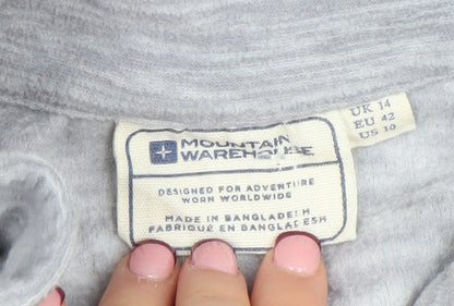 Womens UK Size 14 Mountain Warehouse Grey Pullover Sweatshirt