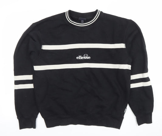 Womens UK Size 10 ellesse Black Pullover Sweatshirt