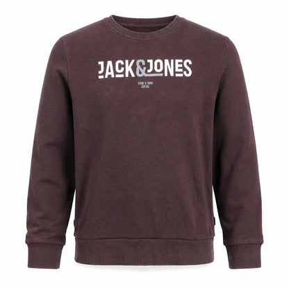 Mens UK Size L JACK & JONES Brown Pullover Sweatshirt