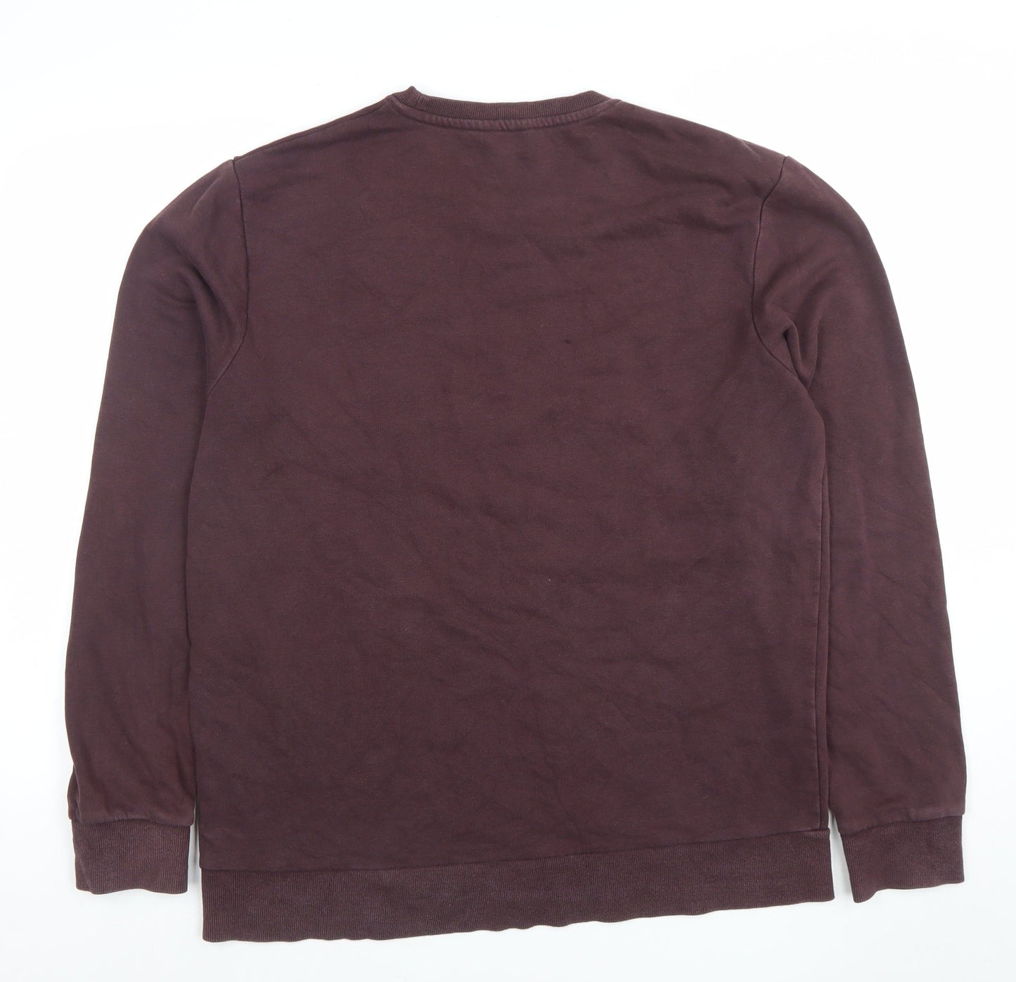 Mens UK Size L JACK & JONES Brown Pullover Sweatshirt