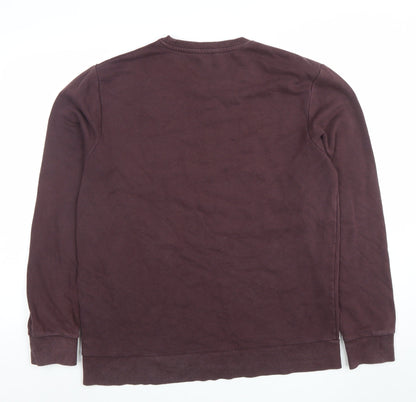 Mens UK Size L JACK & JONES Brown Pullover Sweatshirt