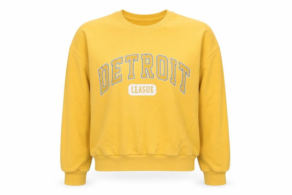 Womens UK Size 14 New Look Yellow Pullover Sweatshirt