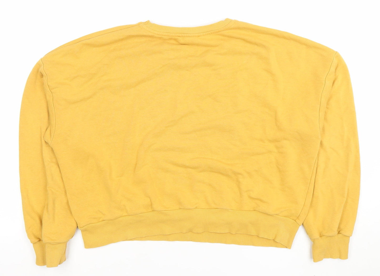 Womens UK Size 14 New Look Yellow Pullover Sweatshirt