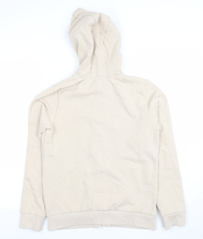 Womens UK Size S Umbro Beige Full Zip Hoodie