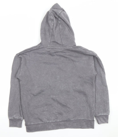 Girls UK Size 10-11 Years Disney Grey Pullover Hoodie