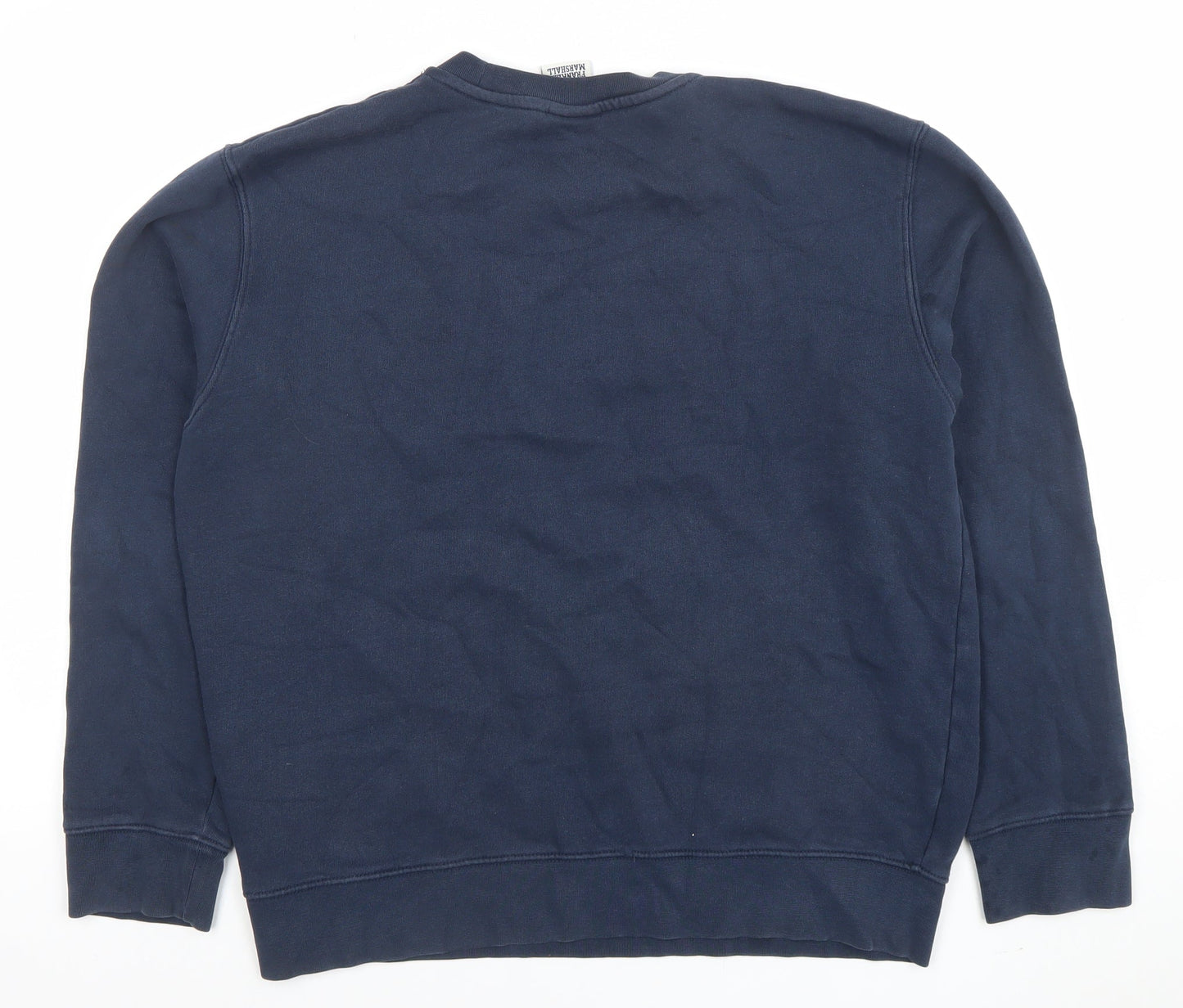 Womens UK Size M Franklin & Marshall Blue Pullover Sweatshirt