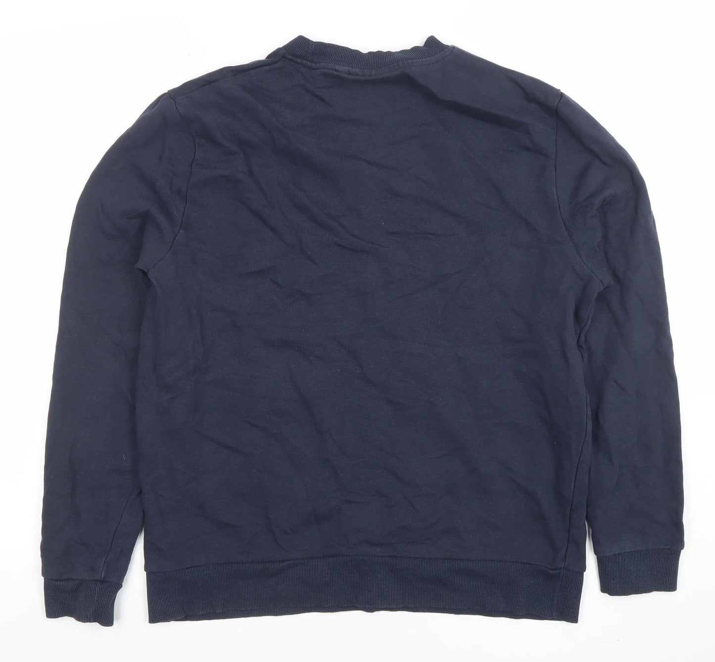 Mens UK Size M ASOS DESIGN Blue Pullover Sweatshirt