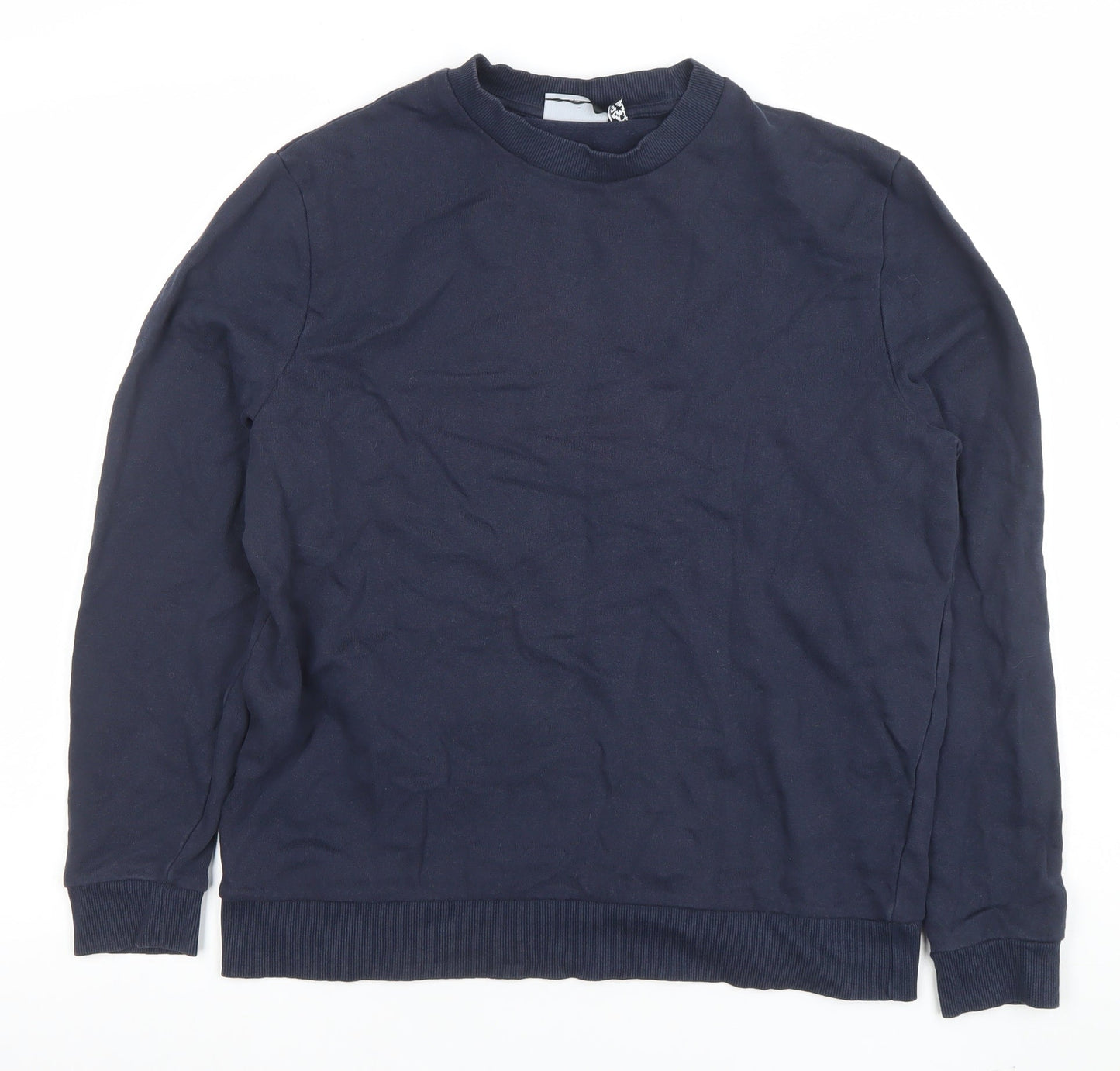 Mens UK Size M ASOS DESIGN Blue Pullover Sweatshirt