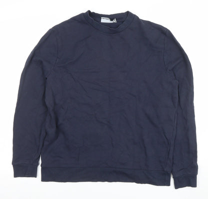Mens UK Size M ASOS DESIGN Blue Pullover Sweatshirt