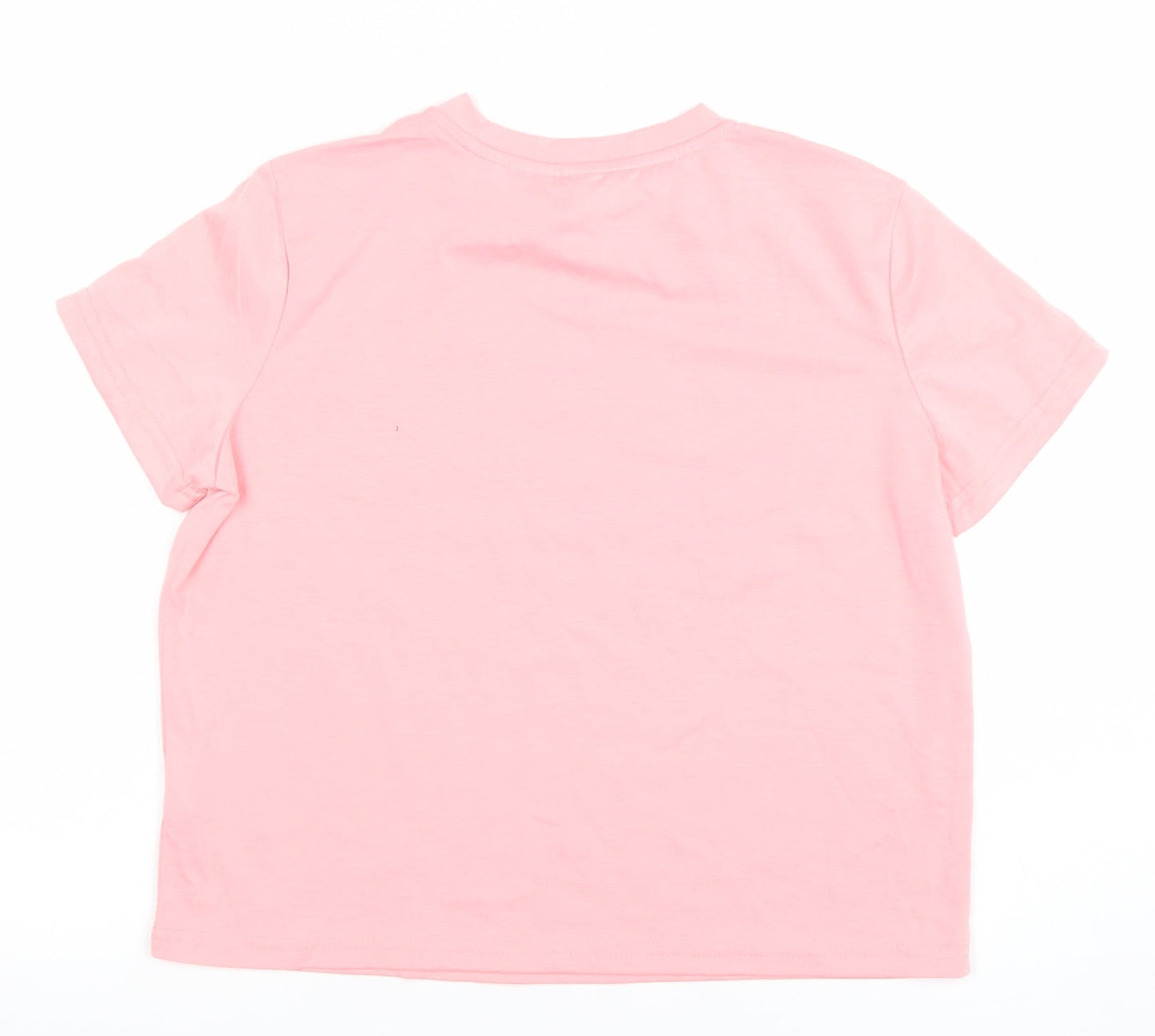 Girls UK Size 12 Years SheIn Pink Basic T-Shirt