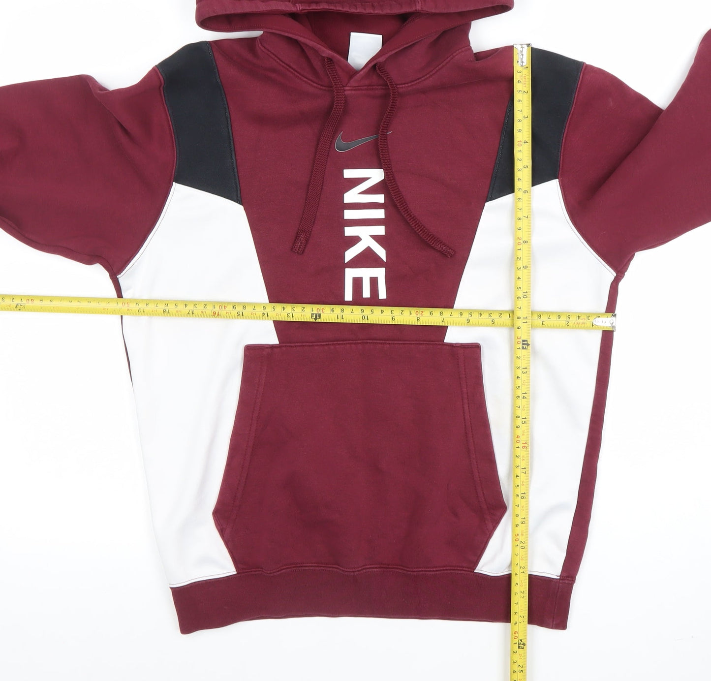 Womens UK Size XS Nike Red Pullover Hoodie