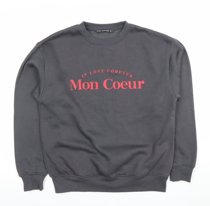 Womens UK Size XS Dunnes Grey Pullover Sweatshirt
