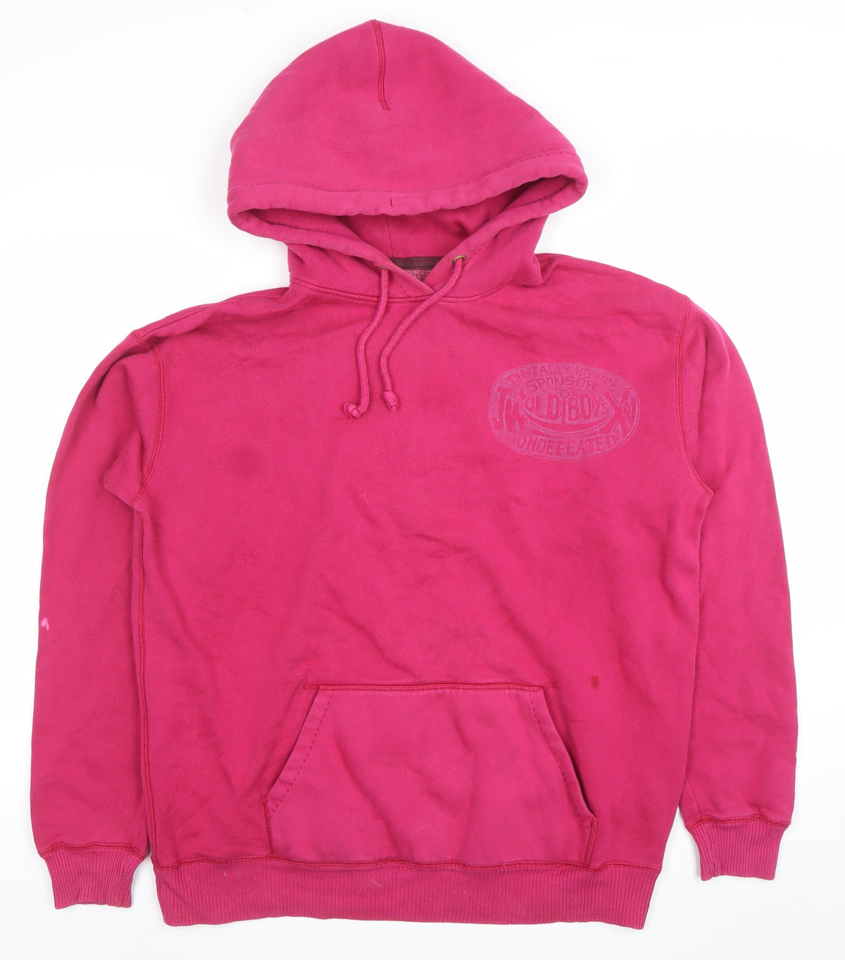 Womens UK Size 8 Jack Wills Pink Pullover Hoodie
