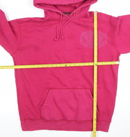 Womens UK Size 8 Jack Wills Pink Pullover Hoodie