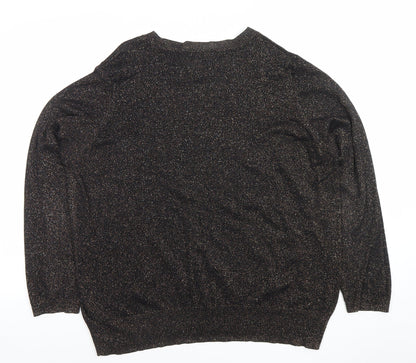 Womens UK Size XL Dunnes Black Pullover Jumper