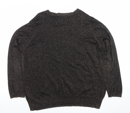 Womens UK Size XL Dunnes Black Pullover Jumper