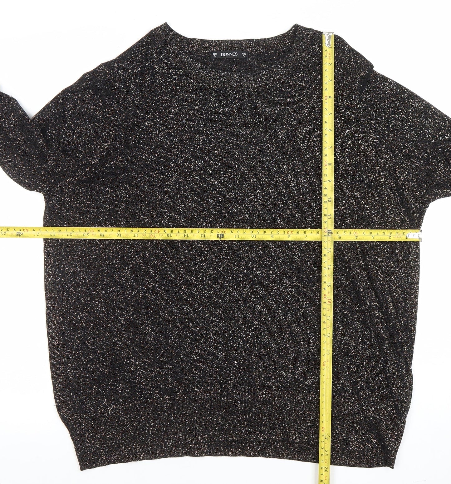 Womens UK Size XL Dunnes Black Pullover Jumper