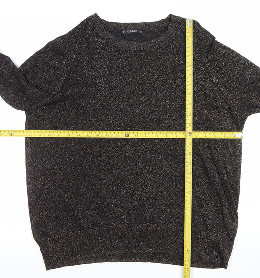 Womens UK Size XL Dunnes Black Pullover Jumper