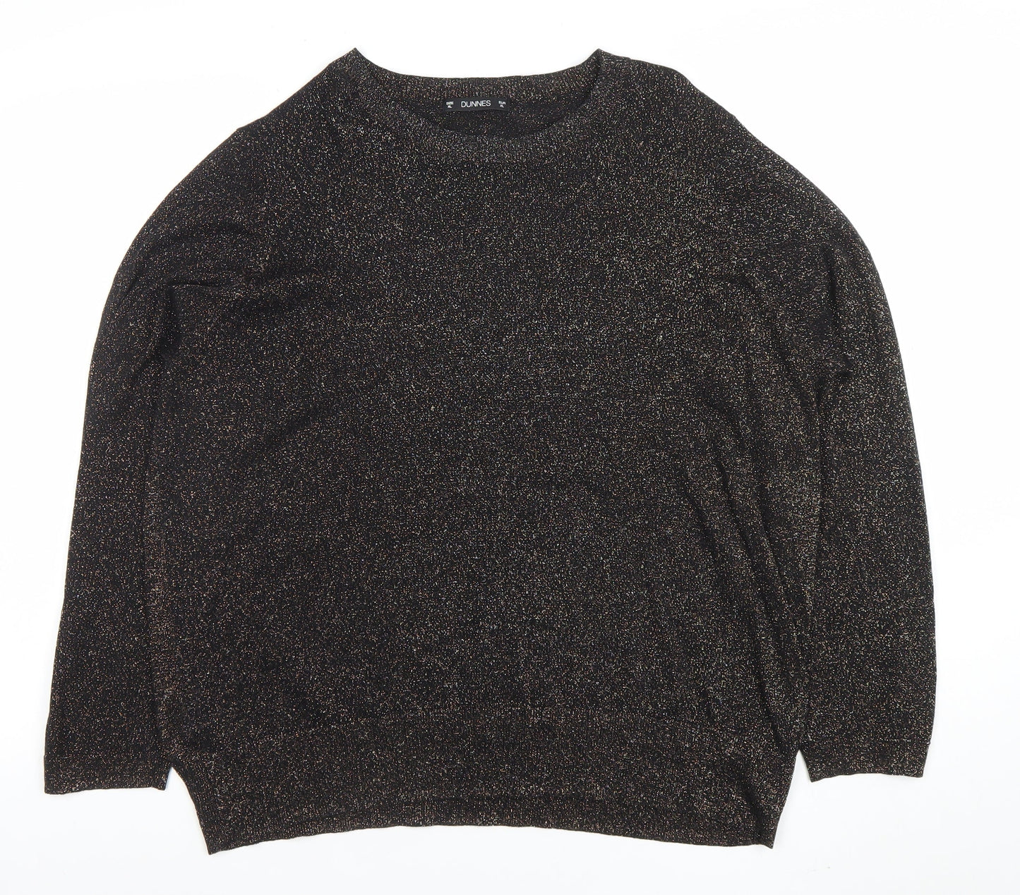 Womens UK Size XL Dunnes Black Pullover Jumper
