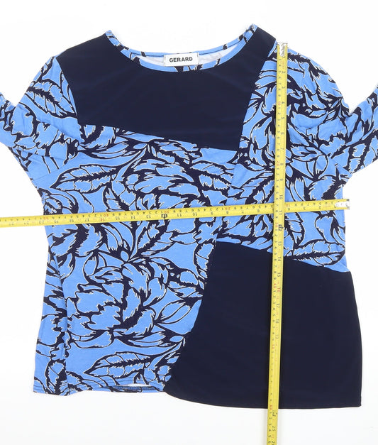 Womens UK Size 18 GERARD Blue Tunic Blouse
