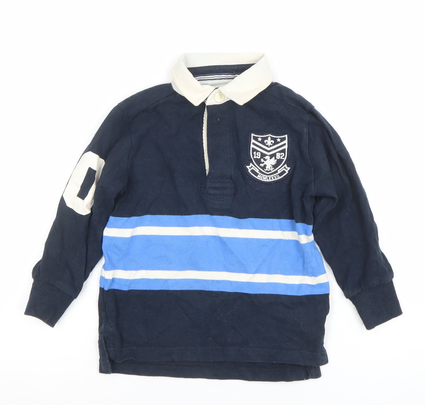 Boys UK Size 4 Years NEXT Blue Basic Polo