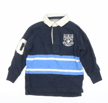 Boys UK Size 4 Years NEXT Blue Basic Polo
