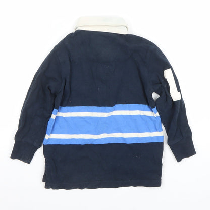 Boys UK Size 4 Years NEXT Blue Basic Polo