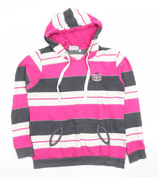 Womens UK Size 10 Everlast Pink Pullover Hoodie