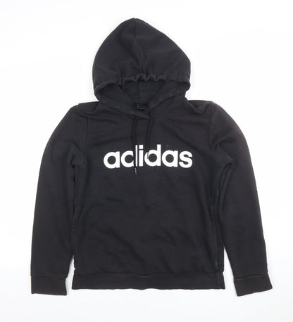 Womens UK Size S adidas Black Pullover Hoodie
