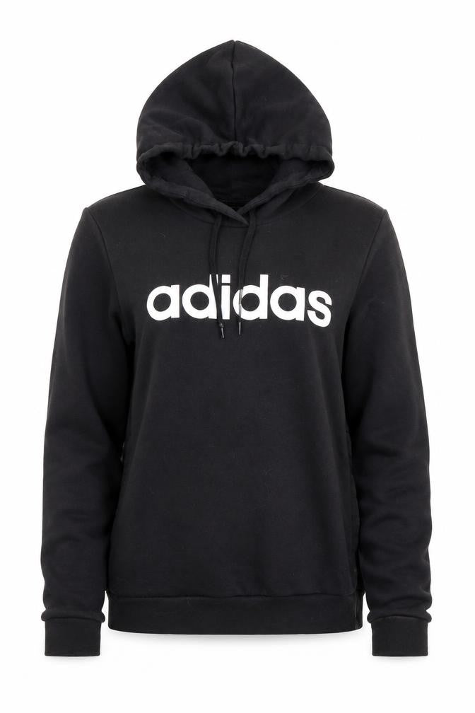 Womens UK Size S adidas Black Pullover Hoodie