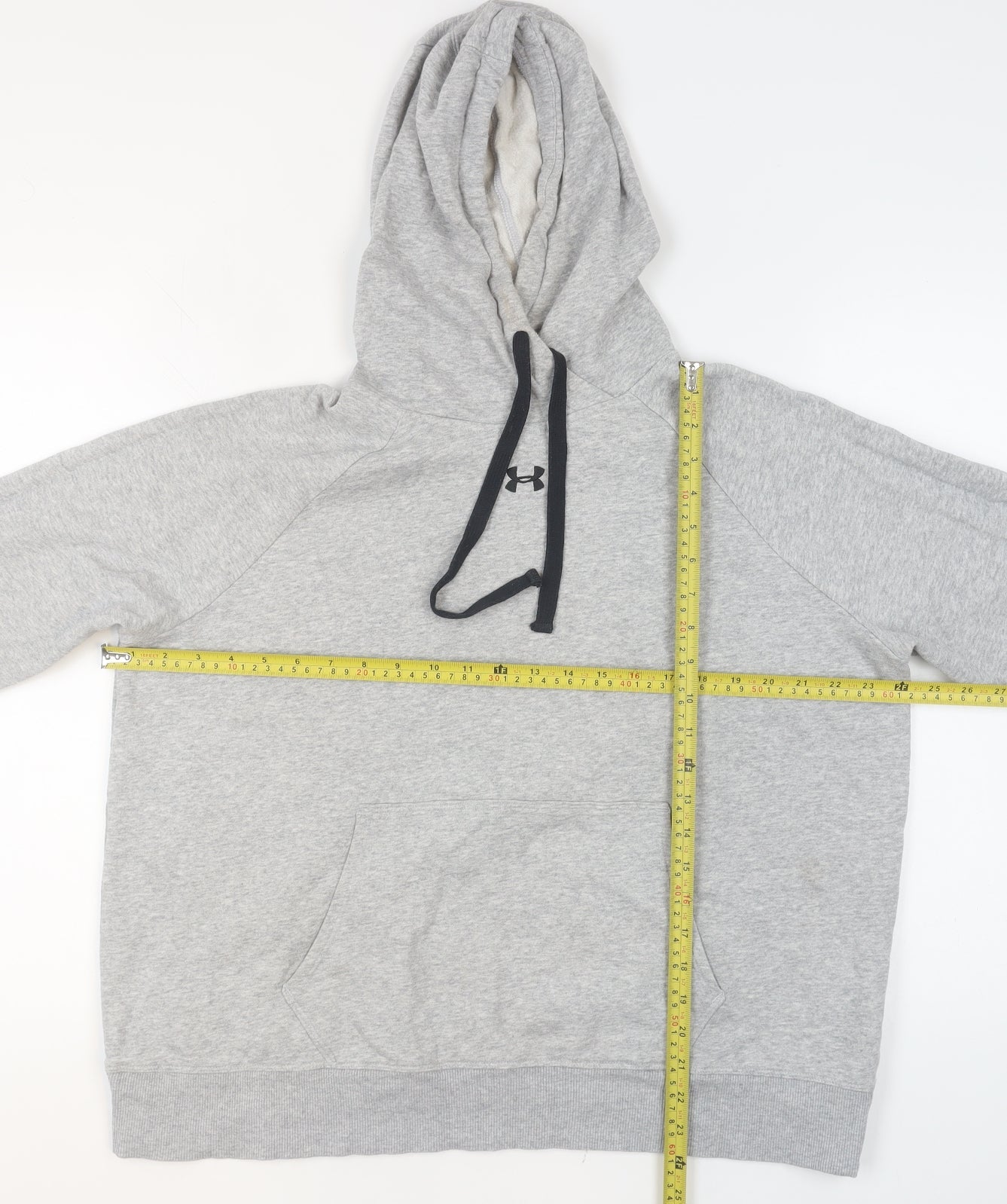 Mens UK Size XL Under armour Grey Pullover Hoodie