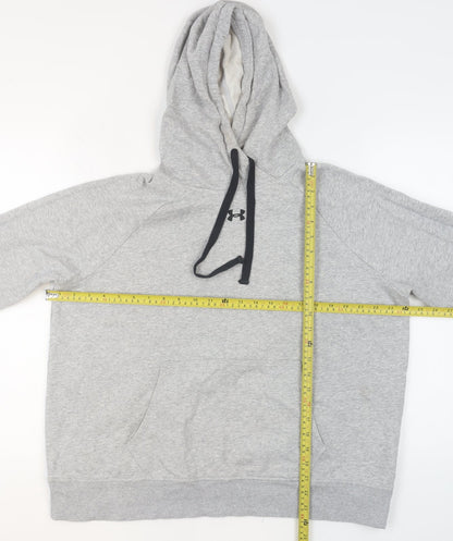 Mens UK Size XL Under armour Grey Pullover Hoodie